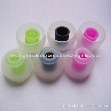 Silicone earphone with various colors